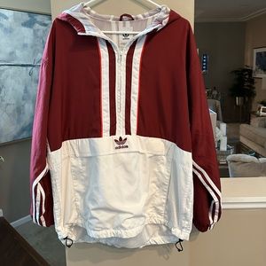 Men’s adidas originals half zip jacket